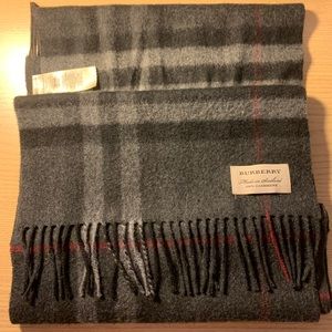 Burberry Check Cashmere Scarf